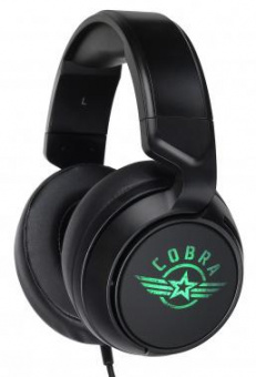 Наушники с микрофоном Оклик HS-L950G COBRA черный 2.2м мониторные оголовье (1102304) от магазина РЭССИ