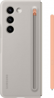 Чехол (клип-кейс) Samsung для Samsung Galaxy Z Fold5 Slim S Pen Case Q5 песочный (EF-OF94PCUEGRU) от магазина РЭССИ