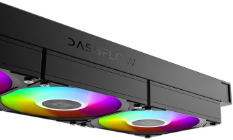 Система водяного охлаждения ID-Cooling Dashflow 360 XT Pro ARGB Soc-AM5/AM4/1200/1700/1851 черный 4-pin 16-34dB Al+Cu 350W Ret от магазина РЭССИ
