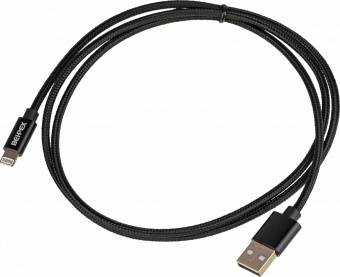 Кабель USB (m)-Lightning (m) 1м черный от магазина РЭССИ