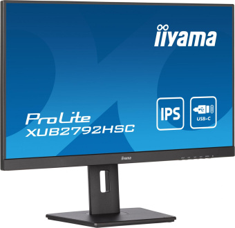 Монитор Iiyama 27" ProLite XUB2792HSC-B5 черный IPS LED 4ms 16:9 HDMI M/M матовая HAS Piv 250cd 178гр/178гр 1920x1080 75Hz DP FHD USB 6.6кг от магазина РЭССИ