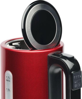 Чайник электрический Scarlett SC-EK21S77 1.7л. 2200Вт красный/черный (корпус: металл) от магазина РЭССИ