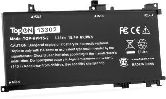 Батарея для ноутбука TopON TOP-HPP15-2 15.4V 4100mAh литиево-ионная (103292) от магазина РЭССИ