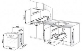 Духовой шкаф Газовый Gefest ДГЭ 621-03 черный от магазина РЭССИ