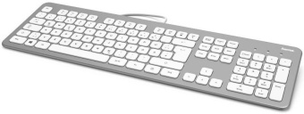Клавиатура Hama KC-700 серебристый USB от магазина РЭССИ
