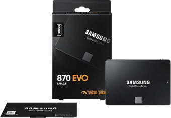 Накопитель SSD Samsung SATA III 500Gb MZ-77E500BW 870 EVO 2.5" от магазина РЭССИ