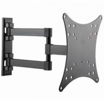 Кронштейн для телевизора Ultramounts UM867 черный 23"-42" макс.20кг настенный поворот и наклон от магазина РЭССИ