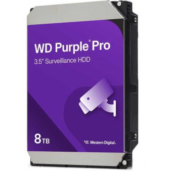 Жесткий диск 3.5'' 8 ТБ Purple Pro, SATAIII, 7200 об/мин, 256 МБ от магазина РЭССИ