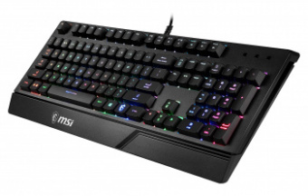 Клавиатура MSI VIGOR GK20 RU черный USB Multimedia for gamer LED (подставка для запястий) от магазина РЭССИ