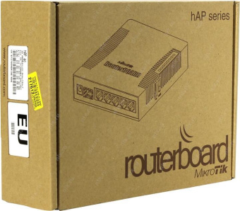 Роутер беспроводной MikroTik hAP ac (RB962UIGS-5HACT2HNT) AC1750 10/100/1000BASE-TX/SFP белый от магазина РЭССИ