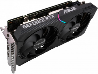 Видеокарта Asus PCI-E 4.0 DUAL-RTX3050-O8G NVIDIA GeForce RTX 3050 8192Mb 128 GDDR6 1822/14000 HDMIx1 DPx3 HDCP Ret от магазина РЭССИ
