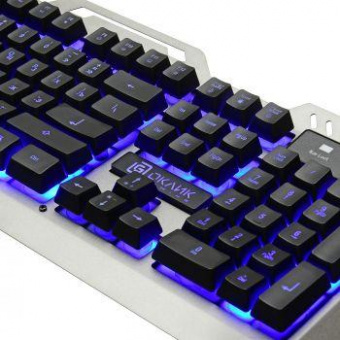 Клавиатура Оклик 790G IRON FORCE темно-серый/черный USB Multimedia for gamer LED от магазина РЭССИ