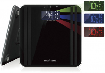 Весы напольные электронные Medisana BS 465 макс.180кг черный от магазина РЭССИ