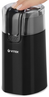 Кофемолка Vitek VT-7124 BK 150Вт сист.помол.:ротац.нож вместим.:60гр черный от магазина РЭССИ