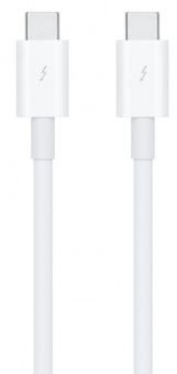 Кабель Apple Thunderbolt 3 MQ4H2ZM/A 0.8м белый от магазина РЭССИ