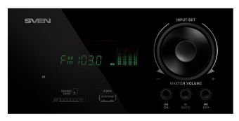 Колонки Sven MS-2100 2.1 черный 80Вт от магазина РЭССИ