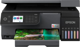 МФУ струйный Epson EcoTank L8100 (C11CK94402) A4 WiFi черный от магазина РЭССИ
