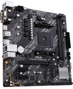 Материнская плата Asus PRIME A520M-E Soc-AM4 AMD A520 2xDDR4 mATX AC`97 8ch(7.1) GbLAN RAID+VGA+DVI+HDMI от магазина РЭССИ