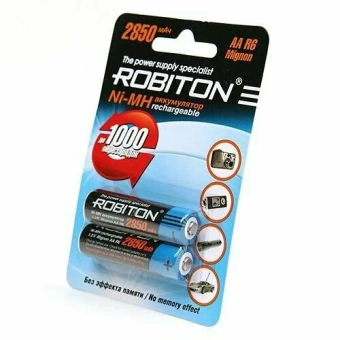 Аккумулятор Robiton 2850MHAAA BL2 от магазина РЭССИ