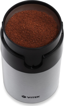 Кофемолка Vitek VT-1540 SR 120Вт сист.помол.:ротац.нож вместим.:40гр серебристый от магазина РЭССИ