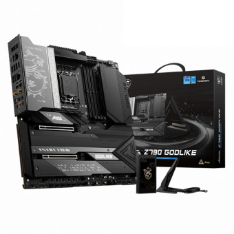 Материнская плата MSI MEG Z790 GODLIKE Soc-1700 Intel Z790 4xDDR5 eATX AC`97 8ch(7.1) 1 x 10Gigabit + 1 x 2.5Gigabit RAID от магазина РЭССИ