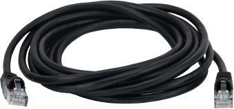 Патч-корд Buro UTP 4 пары cat5E CCA molded 3м черный RJ-45 (m)-RJ-45 (m) от магазина РЭССИ