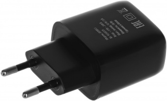 Сетевое зар./устр. Buro BUWG1 18W 3A (QC) USB-A универсальное черный (BUWG18P100BK) от магазина РЭССИ
