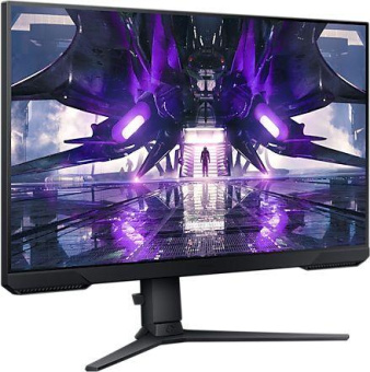 Монитор Samsung 27" Odyssey G3 S27AG320NI черный VA LED 1ms 16:9 HDMI полуматовая HAS Piv 250cd 178гр/178гр 1920x1080 165Hz FreeSync Premium DP WQ 4.8кг от магазина РЭССИ