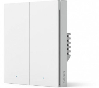 Умный выключатель Aqara Smart Wall Switch H1 EU 2-хкл. белый (WS-EUK02) от магазина РЭССИ