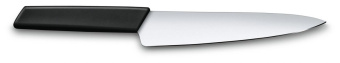 Нож кухонный Victorinox Swiss Modern (6.9013.19B) стальной разделочный лезв.190мм прямая заточка черный блистер от магазина РЭССИ