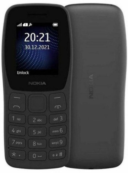 Мобильный телефон Nokia 105 Dual SIM TA-1416 темно-серый моноблок 2Sim 1.77" 120x160 Series 30+ GSM900/1800 Protect MP3 FM microSD от магазина РЭССИ