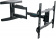 Кронштейн для телевизора Kromax ATLANTIS-60 черный 26"-65" макс.40кг настенный поворотно-выдвижной и наклонный от магазина РЭССИ