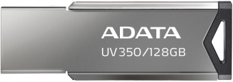 Флеш Диск A-Data 128Gb UV350 AUV350-128G-RBK USB3.0 серебристый от магазина РЭССИ