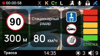 Видеорегистратор с радар-детектором Playme Scout GPS от магазина РЭССИ