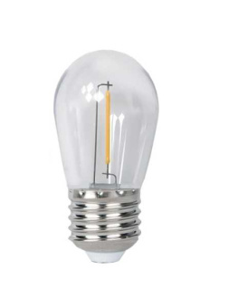 Лампа светодиодная LED 1Вт E27 2700K прозрачная S14 для Белт лайт 230/50 -40...+50 градусовC от магазина РЭССИ