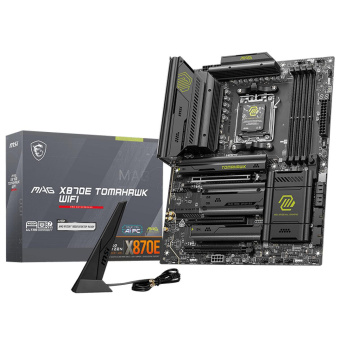 Материнская плата MSI MAG X870E TOMAHAWK WIFI SocketAM5 AMD X870 4xDDR5 ATX AC`97 8ch(7.1) 5Gigabit RAID+HDMI от магазина РЭССИ