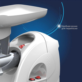 Мясорубка Аксион М 641.03 2000Вт белый от магазина РЭССИ