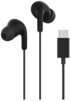 Гарнитура внутриканальные Xiaomi Type-C Earphones 1.25м черный проводные крепление за ухом (BHR8930GL) от магазина РЭССИ