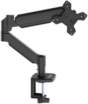 Кронштейн для мониторов ЖК Buro BU-M11 черный 17"-32" макс.10кг крепление к столешнице поворот и наклон от магазина РЭССИ