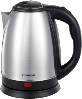 Чайник электрический Starwind SKS1771 1.8л. 1700Вт серебристый/черный корпус: металл/пластик от магазина РЭССИ