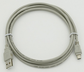 Кабель USB A(m) mini USB B (m) 1.8м серый от магазина РЭССИ