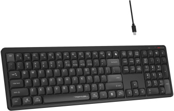 Клавиатура A4Tech Fstyler FBX55C черный USB беспроводная BT/Radio slim Multimedia (FBX55C) от магазина РЭССИ