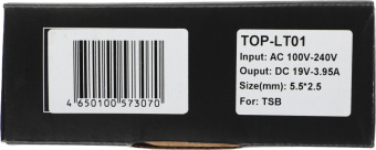 Блок питания TopON TOP-LT01 75W-19V 3.95A от бытовой электросети от магазина РЭССИ
