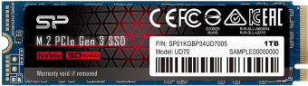 Накопитель SSD Silicon Power PCI-E 3.0 x4 1Tb SP01KGBP34UD8005 M-Series UD80 M.2 2280 от магазина РЭССИ