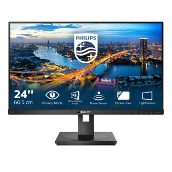 Монитор Philips 23.8" B Line 242B1V черный IPS LED 16:9 DVI HDMI M/M матовая HAS Piv 350cd 178гр/178гр 1920x1080 75Hz VGA DP FHD USB 5.78кг от магазина РЭССИ