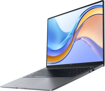 Ноутбук Honor MagicBook X16 Core i5 12450H 16Gb SSD512Gb Intel UHD Graphics 16" IPS WQXGA (1920x1200) Windows 11 Home grey WiFi BT Cam (5301AFHH) от магазина РЭССИ