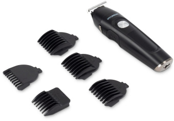 Машинка для стрижки Hyundai H-HC7120 черный/серебристый 5Вт (насадок в компл:10шт) от магазина РЭССИ