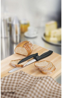 Нож кухонный Victorinox Swissclassic DUX-MESSER (6.8663.21) стальной лезв.210мм черный от магазина РЭССИ