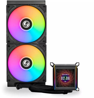 Система водяного охлаждения Lian-Li Galahad II LCD 280 ARGB Soc-AM5/AM4/1200/1700/1851 черный26.7dB Al+Cu LCD Ret (G89.GA2ALCD28B.R0) от магазина РЭССИ