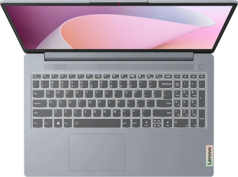 Ноутбук Lenovo IdeaPad Slim 3 15AMN8 Ryzen 5 7520U 16Gb SSD512Gb AMD Radeon 610M 15.6" IPS FHD (1920x1080) без ОС grey WiFi BT Cam (82XQ00N7PS) от магазина РЭССИ